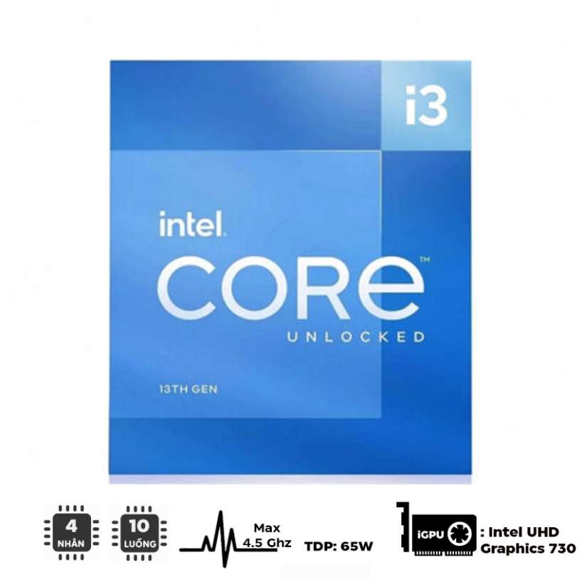 CPU INTEL CORE I3-13100F