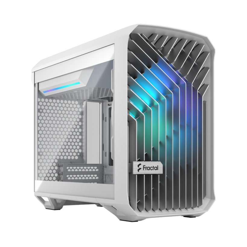 CASE FRACTAL DESIGN TORRENT NANO RGB WHITE TG CLEAR TINT