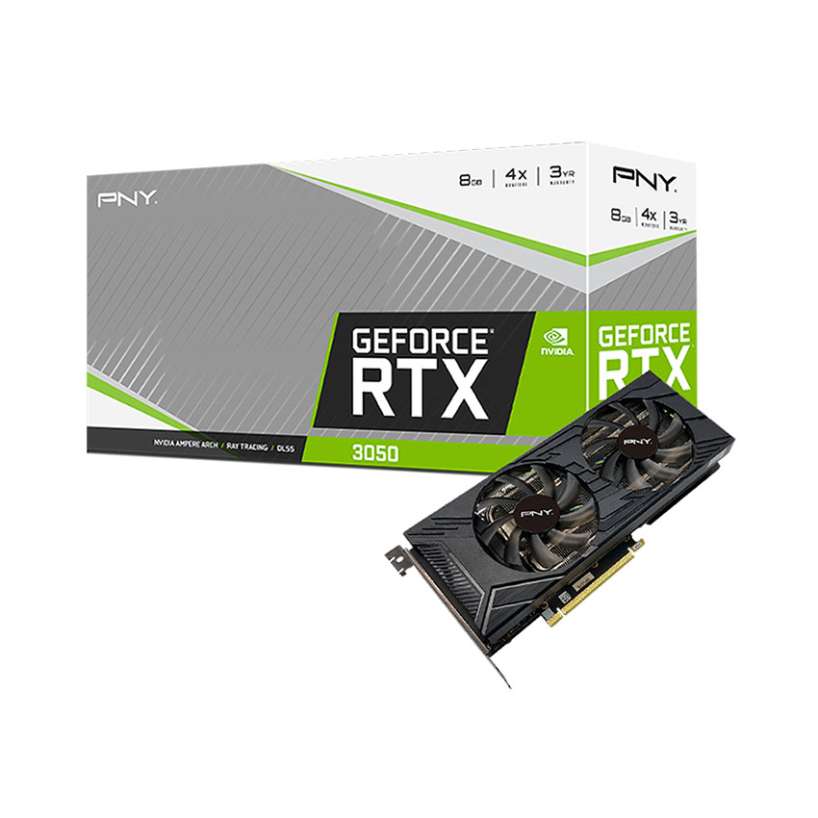 Vga PNY GeForce RTX™ 3050 8GB Verto Dual Fan
